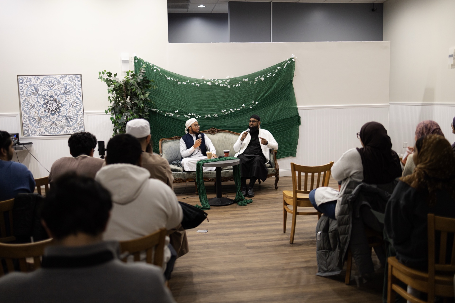 Community members at Ramadan gathering